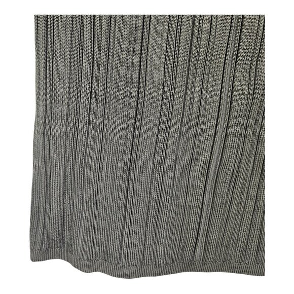 White House Black Market Ribbed Hardware Tank WHBM Olive Green Size Small - Picture 6 of 9